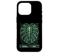 Digital Circuit Monstera Sci-Fi Botany Case for iPhone 16 Pro