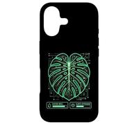 Digital Circuit Monstera Sci-Fi Botany Case for iPhone 17