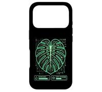 Digital Circuit Monstera Sci-Fi Botany Case for iPhone 17 Pro
