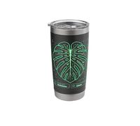 Digital Circuit Monstera Sci-Fi Botany Stainless Steel Insulated Tumbler