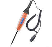 Digital Circuit Tester 3-60V DC with LCD Display for Car Electrical Systems - LED Polarity Indicator Wire Tracer Short Circuit Finder Probe Tool Black