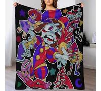 Digital Circus Velvet Plush Throw Blanket with Lightweight Cozy Amazing Circus Fleece for Bed Sofa Couch All Season Soft Blanket for Home Bedroom Dorm Travel Gift for Adults Kids 40x50inch(100x130cm)