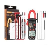 Digital Clamp Meter AC 600A True RMS Multimeter With Auto Range, NCV Voltage Detector, Multiple Test Functions For Electrical Diagnostics(Red)