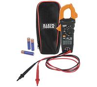 Digital Clamp Meter, Auto-Ranging 400 Amp AC/DC and Non-Contact Voltage Tester Measurements, Klein Tools CL120, Orange