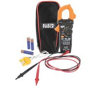 Digital Clamp Meter, Auto Ranging 400 AMP Measures Electronic AC/DC Voltage AC/DC Current Resistance and TRMS, Klein Tools CL390