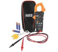 Digital Clamp Meter, Auto Ranging 400 AMP Measures Electronic AC/DC Voltage AC/DC Current Resistance and TRMS, Klein Tools CL390