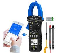 Digital Clamp Meter Bluetooth Clamp Multimeter ac dc amp meter AP-7200APP Auto-ranging 6000 counts Amp Meter Voltage Tester measures Amperage, Volt, Capacitance, Continuity, Ohm Clamp-on Ammeter