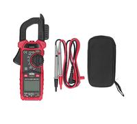 Digital Clamp Meter HT207A LCD Backlight Screen True RMS Multimeter for AC DC Voltage Current Temperature Diode Testing Electricians Engineers Technicians ABS Material