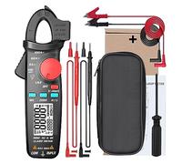 Digital Clamp Meter Multimeter DC AC Current 100A 0.1/1mA Car Repair Ammeter Voltage Ohm NCV Continuity Tester Quickly Accurately Reading Easy(ACM92 with T1101)