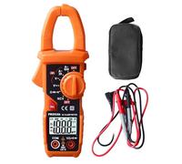 Digital Clamp Meter Multimeter High Accuracy Backlight Display LED Flashlight 600A AC DC Current Voltage Capacitance Temperature Diode Tester for Automotive Industrial Home Use