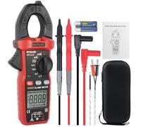 Digital Clamp Meter, Multimeter TRMS 6000 Counts Amp Volt Meter Auto-ranging Measures AC/DC Voltage, AC/DC Current Capacitance NCV Frequency Live Wire Resistance Diode Temperature Continuity MY2610D