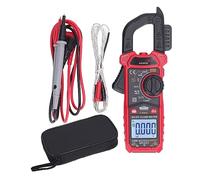 Digital Clamp Meter Voltmeter Tester with Backlit LCD, LED Flashlight, and Temperature Measurement -, Non - Contact Voltage, Overload Protection for Electrical Troubleshooting