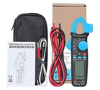 Digital Clamp Multimeter, Professional Multimeter Tester, AC/DC Voltage Current Resistance Temperature Capacitance Meter with Large LCD Display, Auto Power Off for Automotive House