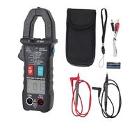Digital Clamp Multimeter Smart Portable Full Automatic AC DC Current Meter Tester with Large Screen for Home Industry Automotive Use ABS Plastic