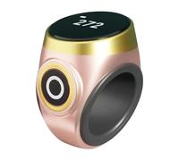 Digital Clicker Counter, Hand Tally Counter, Rechargeable Finger Ring Counter, Luminous Display, 40mAh Battery, Anti-Mistouch, for Knitting, Prayer, Sports