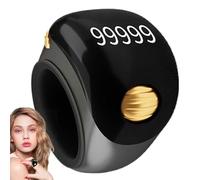 Digital Clicker Counter, Portable Finger Tool, Electronic Meditation Device 2.2x2x1.8cm/0.87x0.79x0.71inc Portable & Lightweight Design/Smooth Rotating Button for Inventory Control