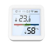Digital Climate Sensor - Wireless Temperature Humidity Meter, High Accuracy Smart Display, Real-Time Air Quality Analysis | Home Weather Recording, Industrial Scientific Application, Office Indoor Con