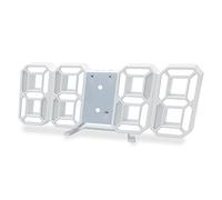 Digital Clock 3D LED Digital Wall Clock Time Date Temperature Display Brightness Adjustable