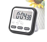 Digital Clock - 72mm Kitchen Timer for Cooking, Portable Light Weight Size with Alarm Reminder, Time Tracker for Gym Workout Study Sports D