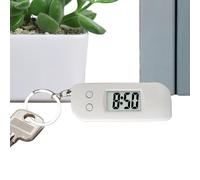 Digital Clock Keychain - Glow-in-The-Dark Pocket Watch Keyring with LED Display for Travel | Clock Keychain for Youth Teens Boys Girls Women Family Friends Athletes Son Daughter