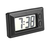 Digital Clock, LCD Digital Table Car Dashboard Desk Electronic Clock Date Time Calendar Display Self Adhesive Mini Clock