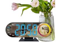 Digital Clock | Mirror LED Display for the Time | Alarm Clock for Bedroom, Office, Travel, Dormitory, Kitchen, Desk, Study Room, Hotel, Home and Bedside Table