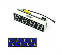 Digital Clock Module, DS1302 LED Screen With Temperature Sensor Voltage Display IIC Communication Interface For Auto Electronics