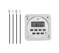Digital CN101A Timer Switch with LCD Screen, 16 Daily Programs and Weekly Mode for Power Supply, Street Lighting, and Billboard Control (24V)