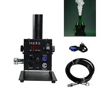 Digital CO2 Jet Machine 12LEDs RGB CO2 Fogger Smoke Cannon DMX512 Smoke Mister Machine Multi-angle Gas Column Fog Machine w/6m Hose, for DJ Concerts Parties Birthday Wedding