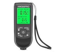 Digital Coating Thickness Gauge, 12.2x5x2.2 cm, for FE/NFE Paints & Automotive Finishes, 1 µm Resolution, Portable Lab/Workshop Use(Black)