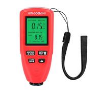 Digital Coating Thickness Gauge for Automotive Metal Coatings 0-2000 Μm Range ± (31µm) Accuracy Fe/nfe Substrate Detection Abs Body Red/Black/White(RED)