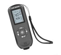 Digital Coating Thickness Gauge HW-300S with Dual Probe Magnetic Induction Eddy Current, LCD Backlit Display for Automotive Paint Film Measurement on Metal Substrates, 0-2000μm Range(Landscape)