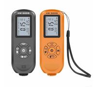 Digital Coating Thickness Gauge HW-300S with LCD Backlight, 0.05-2mm Range for, Metal & Industrial Use, Auto/Magnetic/Statistical Modes, Portable Measurement Tool(Black)