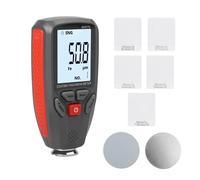 Digital Coating Thickness Tester for Automotive Paint Depth Gauge 0-1300Um Range with for Auto Fe/Nf Detection Backlit LCD Portable Design for Cars Boats Metal Data Storage