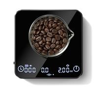 Digital Coffee Scale with 1800mAh Rechargeable Battery,0.1g High Precision, 3 Brewing Modes,Auto Coffee Ratio,Type-C Charging,Timer & Heat-Resistant Silicone Pad for Espresso & Pour Over