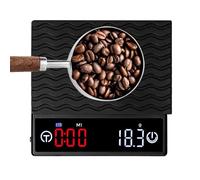 Digital Coffee Scale with Timer, 0.1g/3KG High Precision, Large LED Display, IPX6 Waterproof, Type C Charging, Electronic Espresso Kitchen Scale