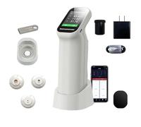 Digital Color Meter And Colorimeter With D/8 SCI Mode, LAB RGB CMYK Testing, High Accuracy 0.01, Touchscreen, Auto Calibration, 3/6/11mm Apertures, USB/App Support For Coating And Printing