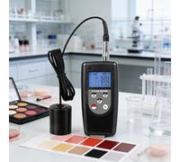 Digital Colorimeter with LCD Backlit Display, 99-Group Data Storage, φ10mm Measurement Area, 45° Illumination/0° Measurement, Automatic Statistics