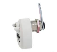 Digital Combination Cam Lock 20/25mm Zinc Alloy Mechanical Password Cabinet Door Lock with 3 Digit Code and Key, Mailbox Security Lock for Drawer, Locker,(20mm White)