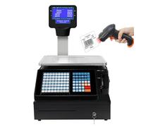 Digital Commercial Barcode Printing Scale with Double-Sided Display for Supermarket, Retail Store, and Warehouse Weighing