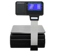 Digital Computing Scale with Scanner for Retail Stores and Supermarkets, LCD Display for Accurate Product Pricing and Packaging
