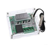 Digital Control Switch for W1209 Module - 12V DC, -50°C to +110°C Range, 3-Digit LED Display, for Relay Output (20A@14V DC),