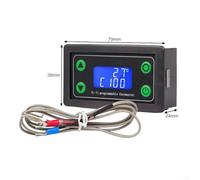 Digital Controller Thermostat with Remote Switch Function, 0.1°C Accuracy, DC9-30V Input, 2200W/10A for Relay Output, -99 to 999°C Range