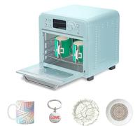 Digital Convection Oven for Sublimation, Sublimation Oven Machine, Convection Heat Press, with LED Light, Large Capacity, 360° Even Heating, for Printing On Mugs, Cups, Tumblers, Bottles 16L
