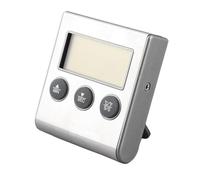 Digital Cooking Meat Thermometer Timer, Function BBQ Thermometer With LCD Display Grill Thermometer, Long Probe for Grill, Oven