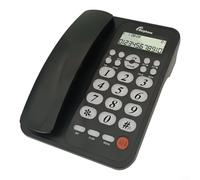 Digital Corded Landline Phone With Answering Machine For Home Office, Caller ID, Call Waiting, Hands-Free Function(black)