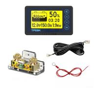 Digital Coulomb Counter 8-120v With 0.5% Accuracy For Lithium Iron Phosphate And Acid Batteries In Rv Marine Solar Systems Yellow 150a(yellow light 350A)