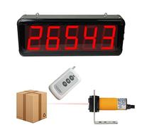 Digital counter Digital LED Counter with Infrared Sensor, Power-off Memory, for Factory Production Line Counting Up to 99999