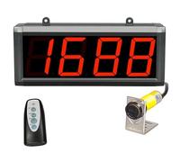 Digital counter Electronic with Remote Control, 4-Digit LED Display for Accurate Counting Up to 9999, Ideal for Factories, Workshops, and Production Lines