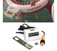 Digital Counter for Knitting Machine, 0-99999 Digit Counter with Magnetic Induction Switch, Electronic Tally Counter, Punch Digital Totalizer, Digital Counter, LCD Gauge Forward People Door Counter